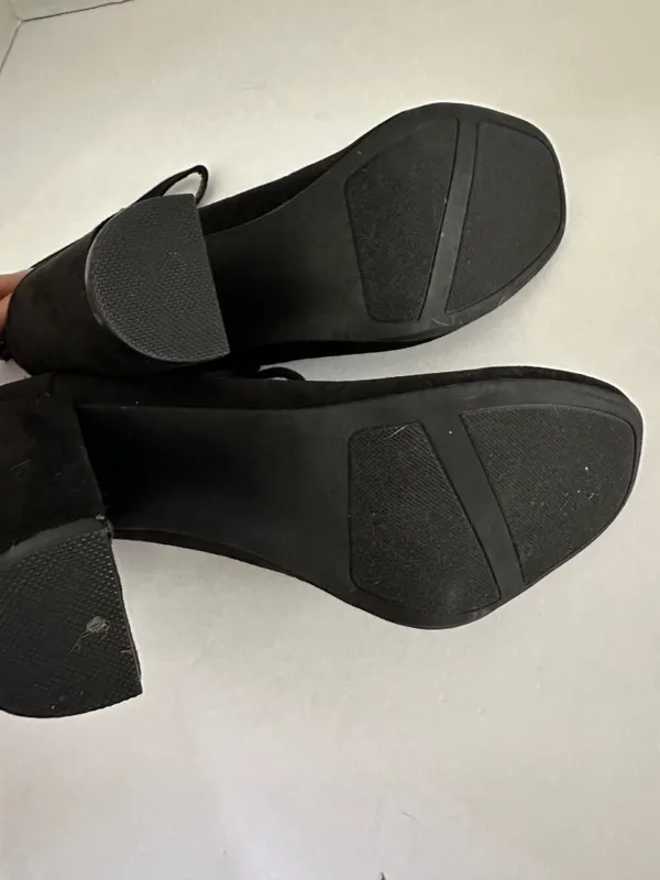 Lauren Conrad Women’s 8.5 Black Block Heel Shoes Academia Romantic Y2K 90s Fall - Image 3