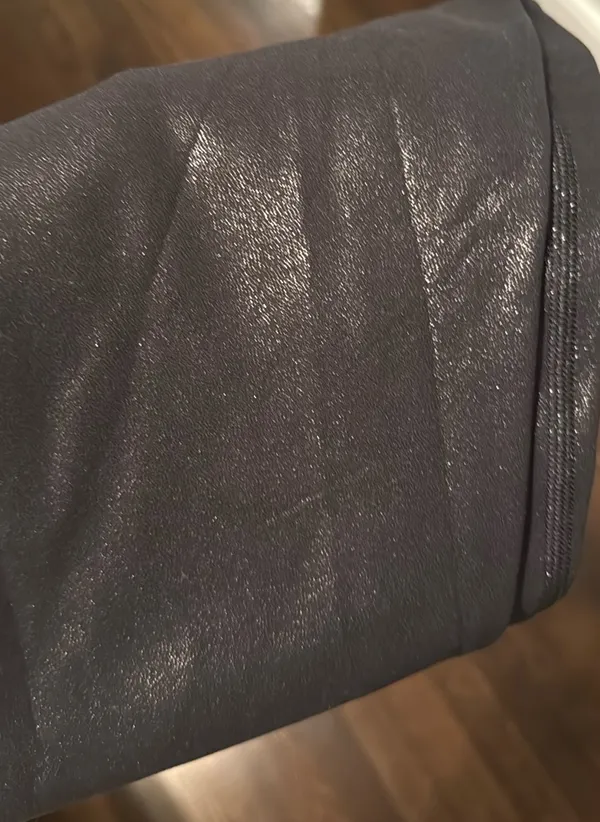 Black Shiny Lululemon Leggings - Image 3