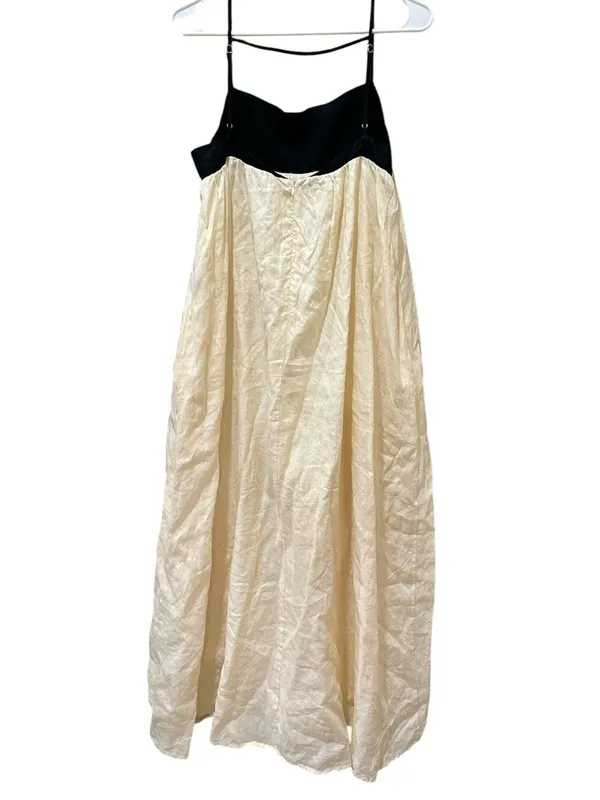 Dissh Elena buttermilk linen quiet luxury dress Size: 8 - Image 9