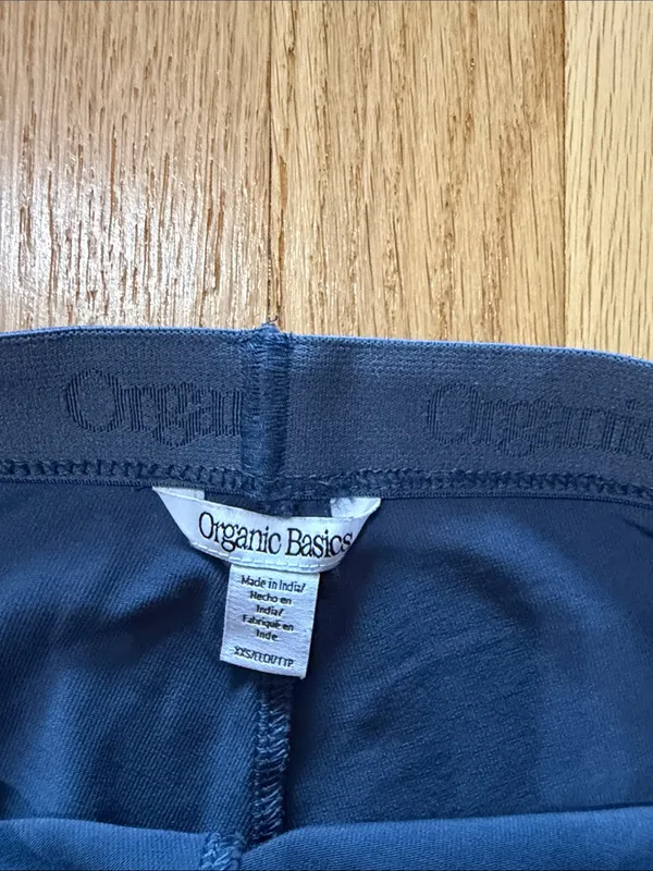 Organic Basics Pull on Wide Leg Pants Sz XXS - Image 2
