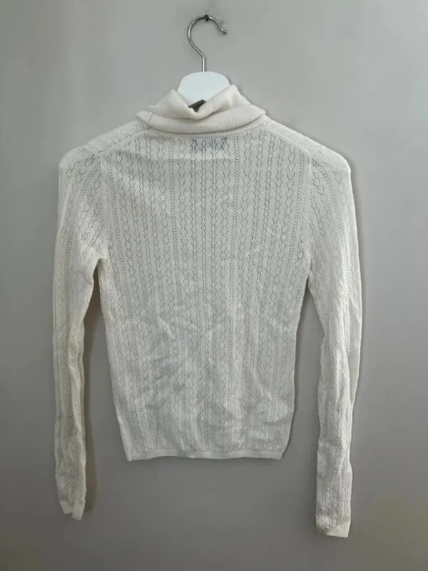 Gap Sweater Brooklyn Point Ivory Frost Turtleneck - Image 4