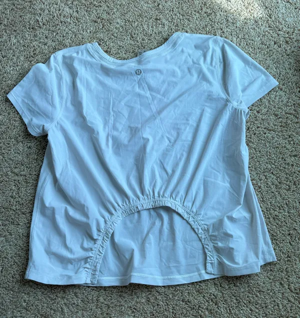 Lululemon Short Sleeve Cropped Shirt - Image 3