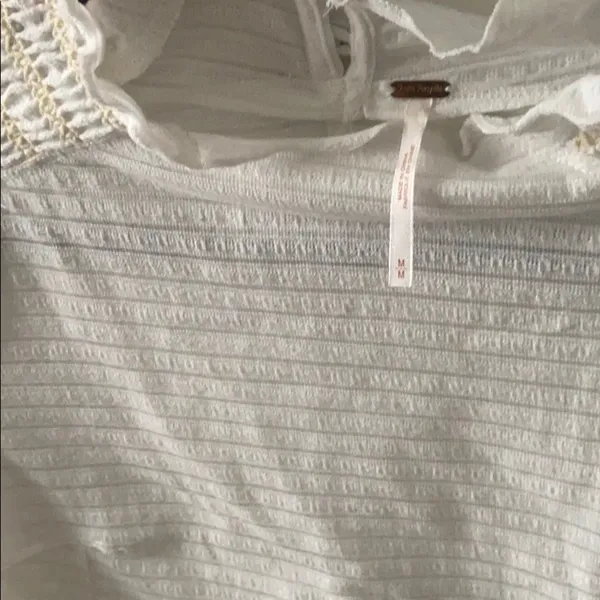 Free People Crop Blouse - Image 2