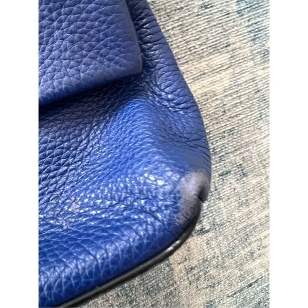 Vince Camuto Admiral Blue 100% Genuine Leather Crossbody Bag - Image 11