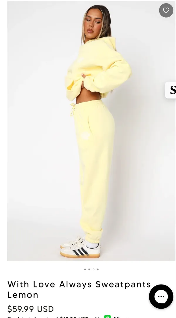 White Fox Boutique Oversized Sweatshirt & matching sweatpants - Image 4