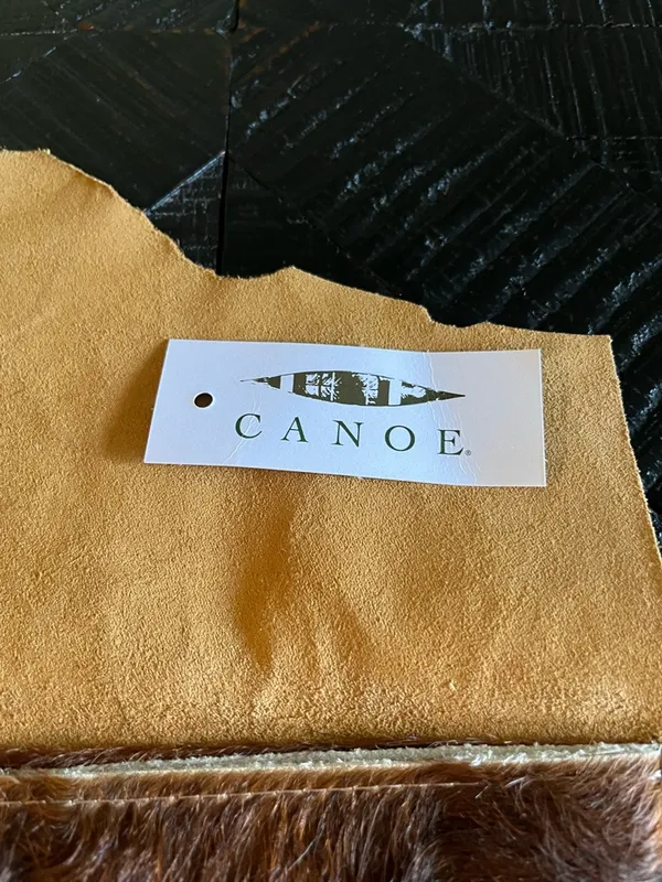 Vintage Canoe Hair-On-Hide Leather Envelope Clutch – Western Boho NEW - Image 4