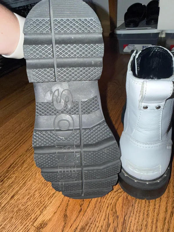 Sorel White combat boots - Image 4