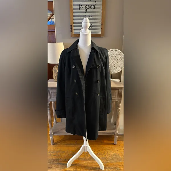Coach Cotton Double Breasted Trench Coat - Image 3