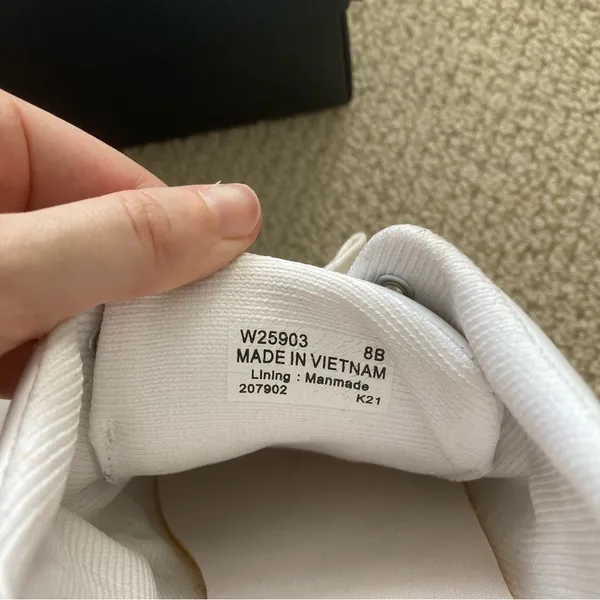 Cole Haan Vegan Leather Low-top White Fashion Sneakers Women’s Size 8 GUC - Image 8