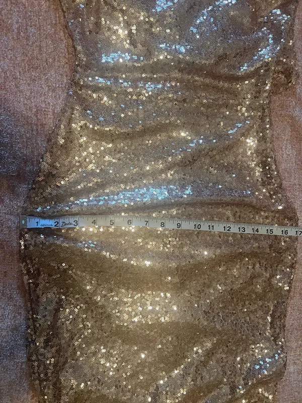 Mother of the bride rose gold dress - Image 8