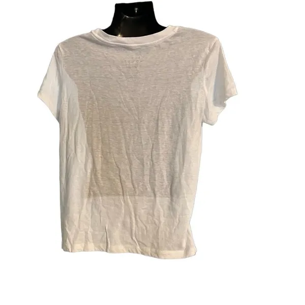 DISNEY Mickey Mouse white shirt tee top short sleeve women’s large - Image 5