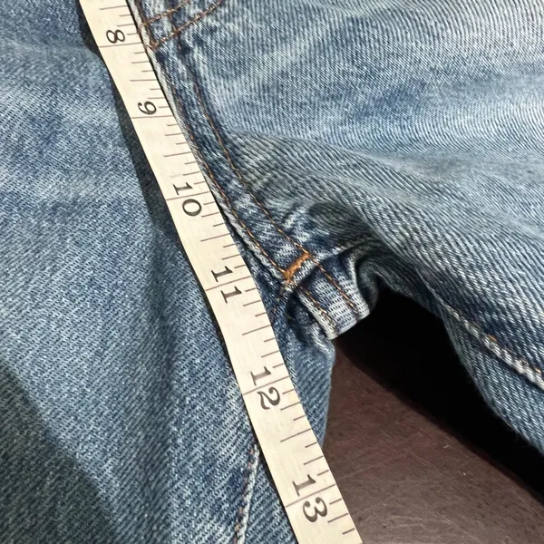 NWT Madewell Superwide Leg Jeans Fannin Wash Rigid Denim Cuffs High Rise - Image 9