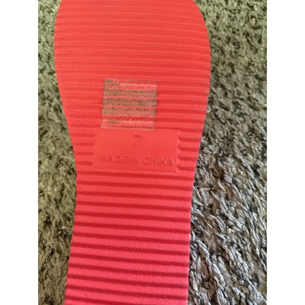 Sun & Shadow Sun & Stone Isllap Coral Women's Platforms‎ Slip on Slide Sandals Size 7 - Image 7