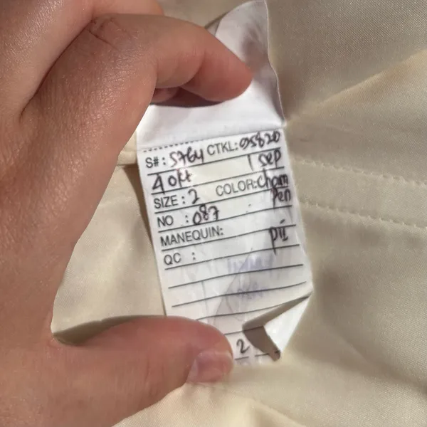 Mori Lee by Madeline Gardner 1/2 tiered ruffle strapless formal corset dress - Image 7