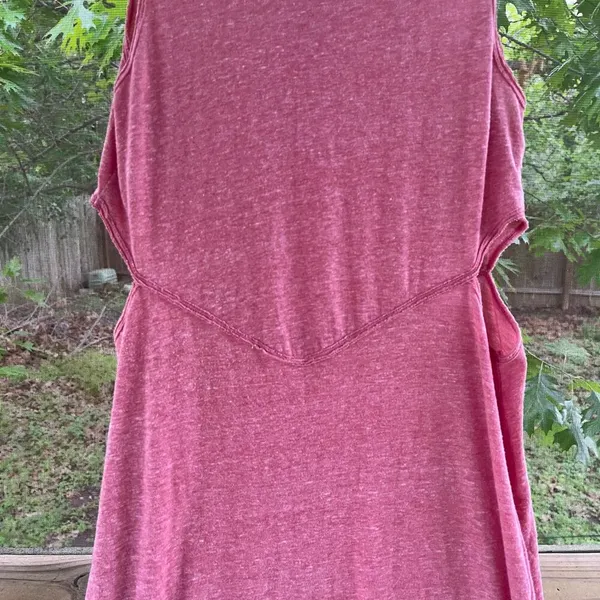 Free People Beach Pink Side Cutout Maxi Dress Sleeveless Size S - Image 6