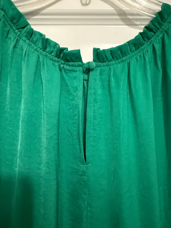 Emerald Green Pants Store Dress - Image 4