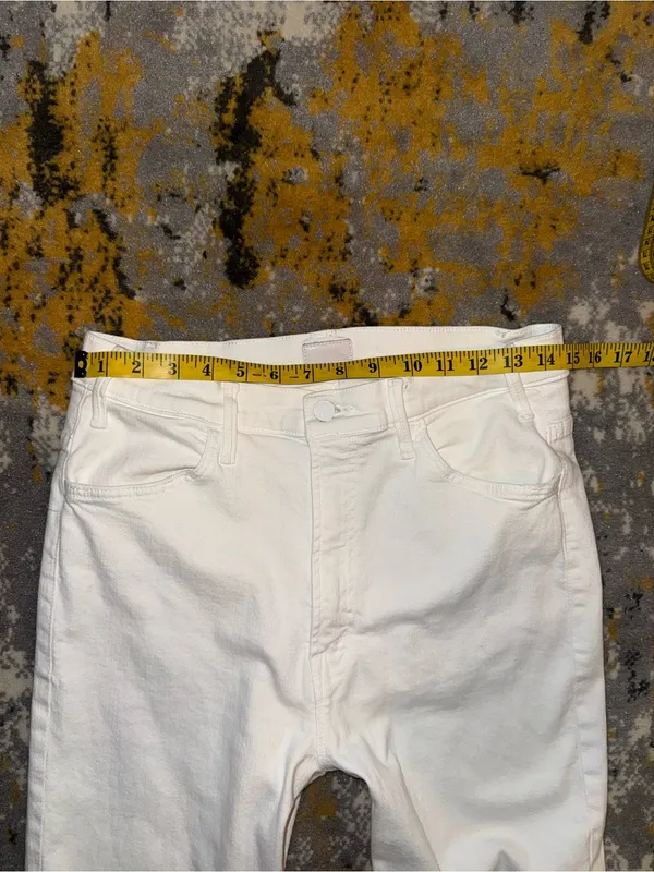 MOTHER The Hustler Ankle Fray Jeans Size 32 - Image 5