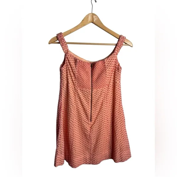 Free People Berry Kiss Mini Dress NWT Small Orange Floral Off Shoulder Boho - Image 6