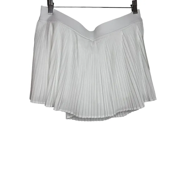Lululemon High-Rise Varsity Pleated Tennis Skirt White Size 14 NWT - Image 2