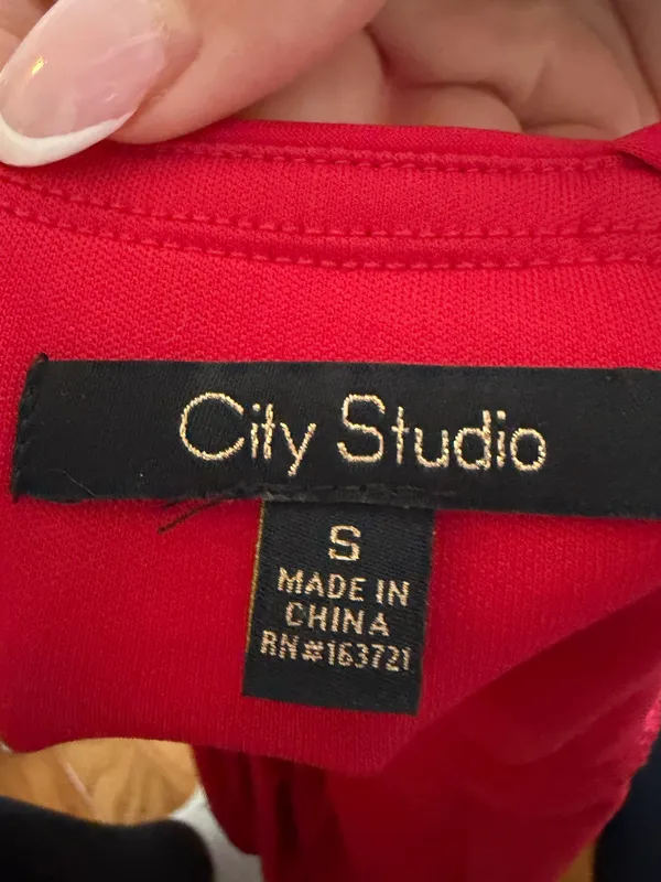 City Studios Prom Dress Red - Image 3