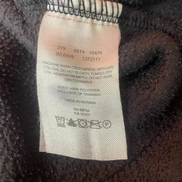 women’s black zip up size medium - Image 6