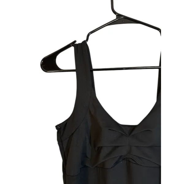 Alpine Design Black Sleeveless Ruched Front Knee Length Dress Women Sz S - Image 3
