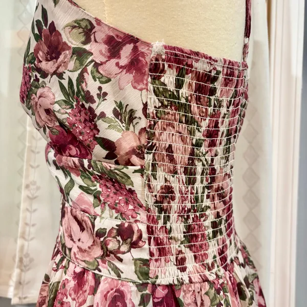 Altar'd State Jordan Floral Tiered Maxi Dress Boho Cottagecore Wedding Guest M - Image 6