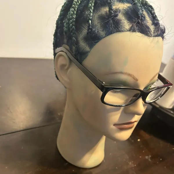 Black Rectangular Glasses Readers 3.25 unisex - Image 4