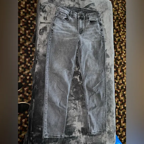 American Eagle Stretch Mom Jean in Black Size 4 Regular - Image 14