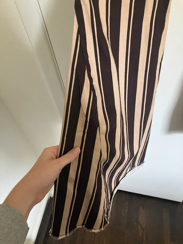 Shyanne Striped Flare Jeans - Image 4
