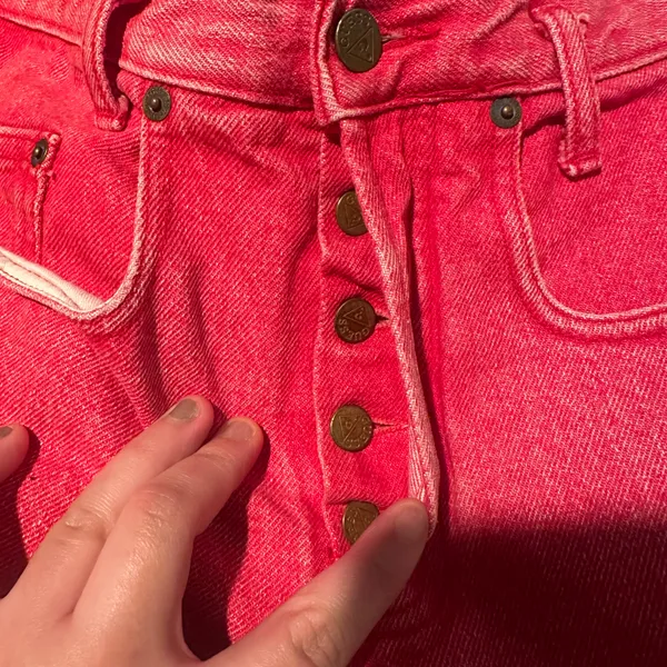 Guess Vintage  Red Shorts - Image 5
