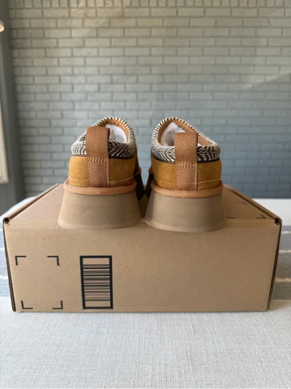 NEW KOOLABURRA BY UGG Buree Platform Slippers Shoes Mules Chestnut 9 - Image 5