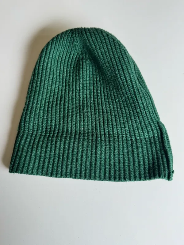 J. Crew Winter Cold Weather Green Ribbed Knit Beanie - Image 3