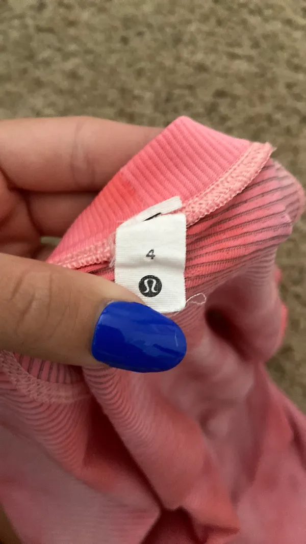 Lululemon Pink Coral T-shirt - Image 2