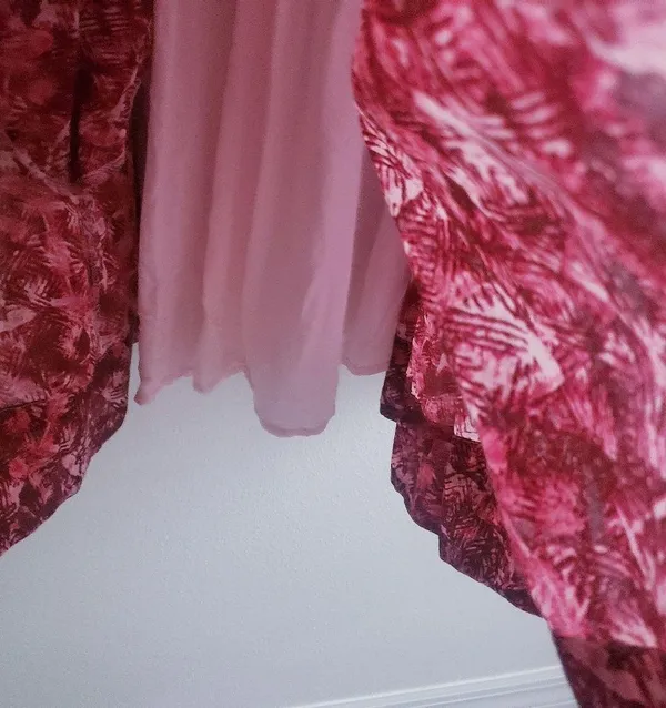 Free People Fuchsia Combo Babydoll Mini Abstract Dress - Image 11