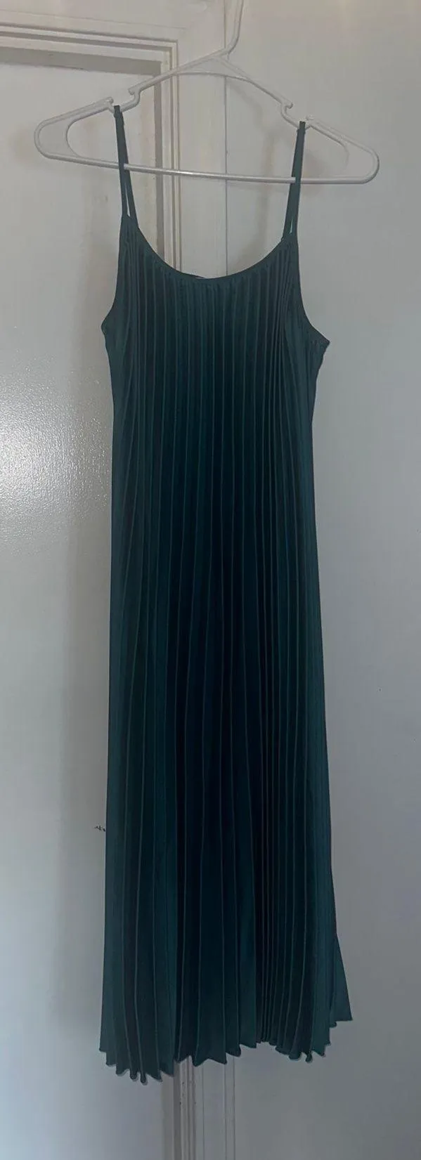 Sam Edelman Turquoise Pleated Midi Dress - Image 2