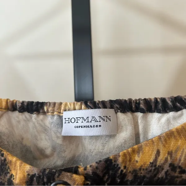 Hofmann Copenhagen Tiger Stripe Animal Print Aline Mini Dress $313 Size 36 US‎ 6 - Image 6