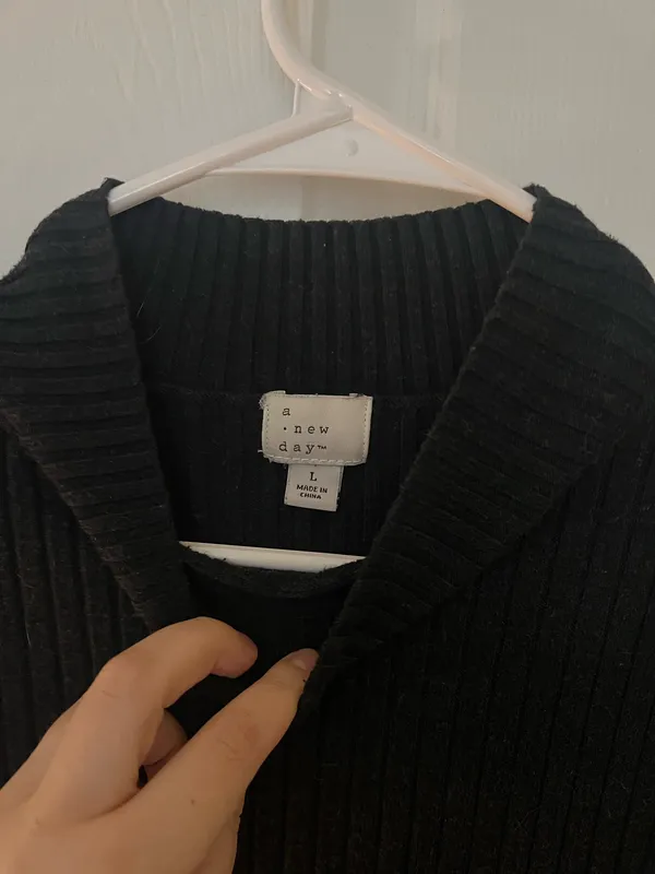 Target Sweater Dress Black - Image 5