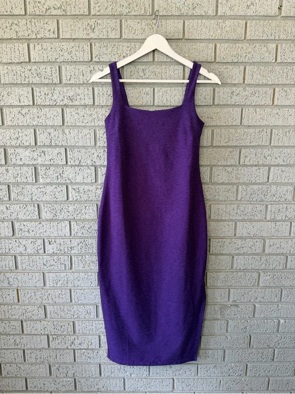 Beyond Yoga Spacedye Icon Midi Dress Size Small Purple - Image 5