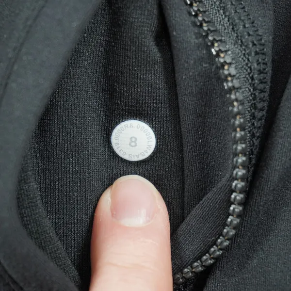 Lululemon Define Hoodie Black Full Zip Jacket Nulu Size 8 Casual Athleisure Yoga - Image 5