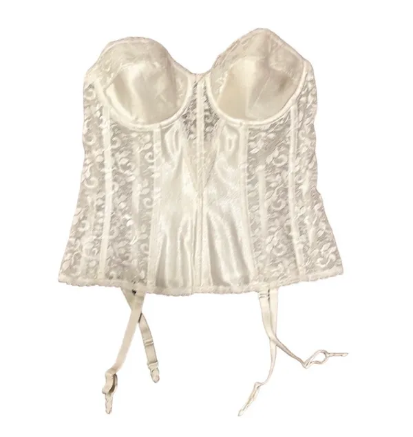 Vintage Longline Strapless Bustier Corset Top - Image 2