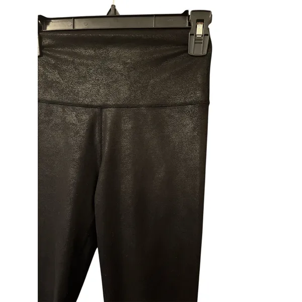 Aerie Small Chill Play Move Leggings Hi Rise Black Shimmer - Image 3
