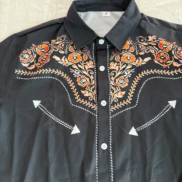 NEW Women's Western Style Long Sleeve Button Up Top Size Small #260505 - Image 3