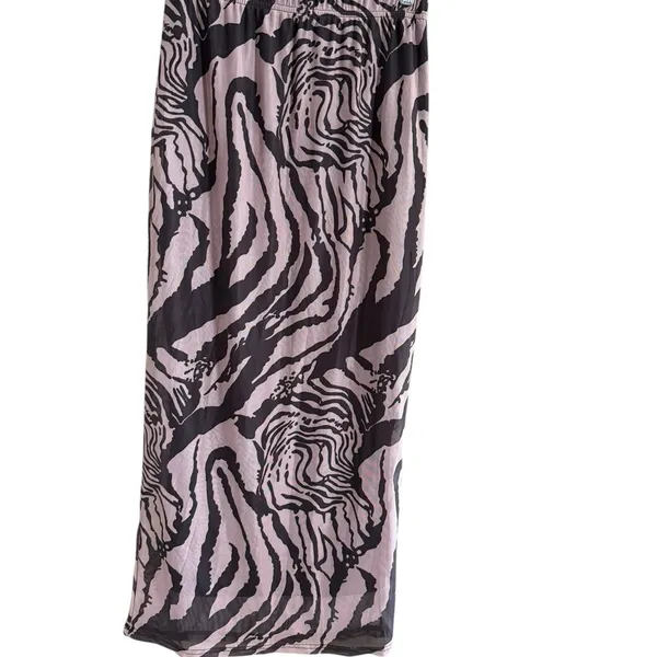SHEIN Black Brown Zebra Print Pencil Skirt - Image 5