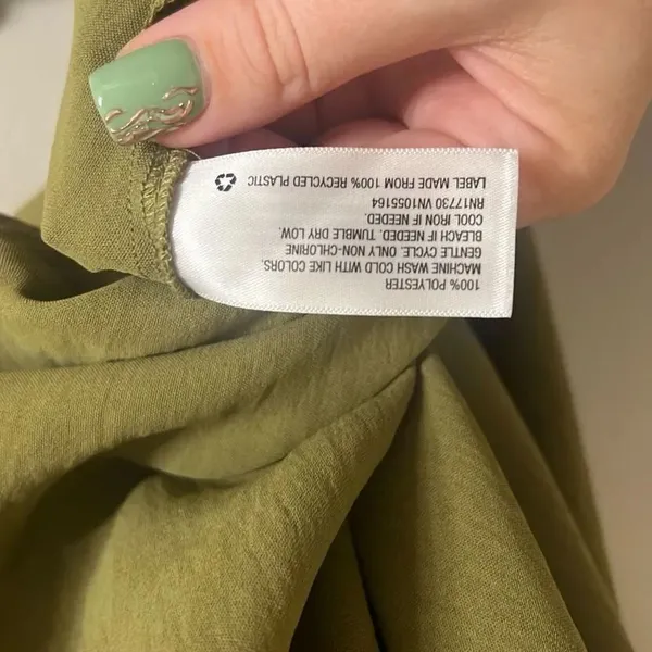 ✨A New Day Olive Green Cami Slip Sz Medium Dress✨ - Image 8