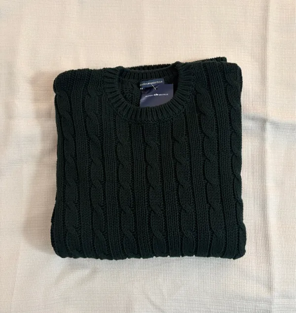 Brandy Melville Cable Knit Sweater - Image 2
