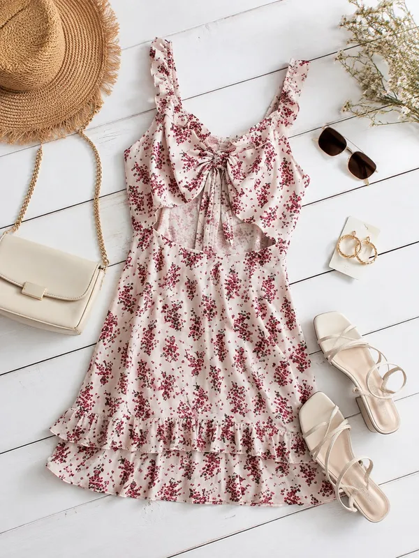 Nasty Gal Floral Mini Dress - Image 2