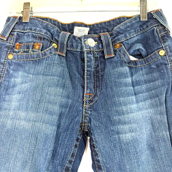 True Religion Women's Bobby Long Flare Jeans Size 31 x 34 - Image 2