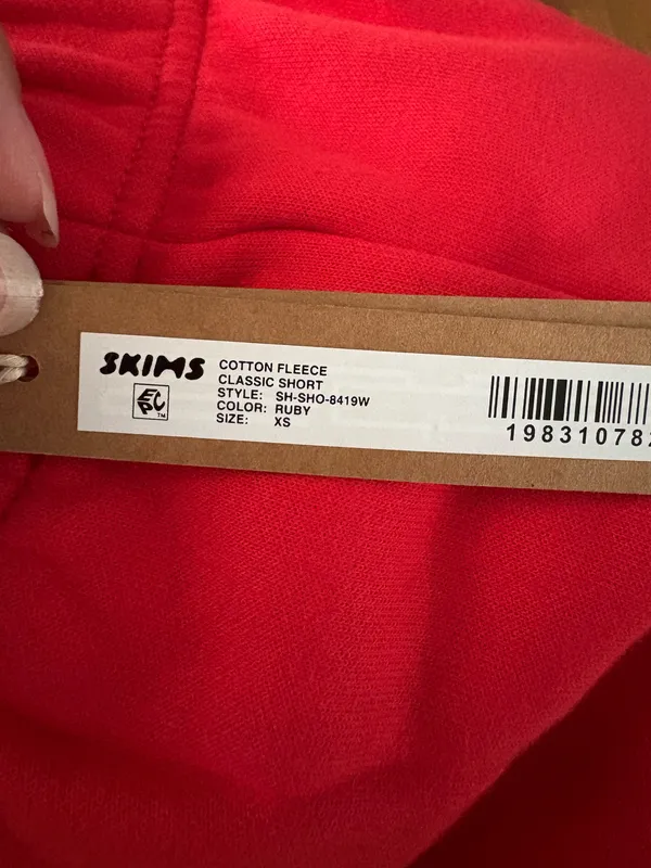 skims cotton fleece classic short - Image 5