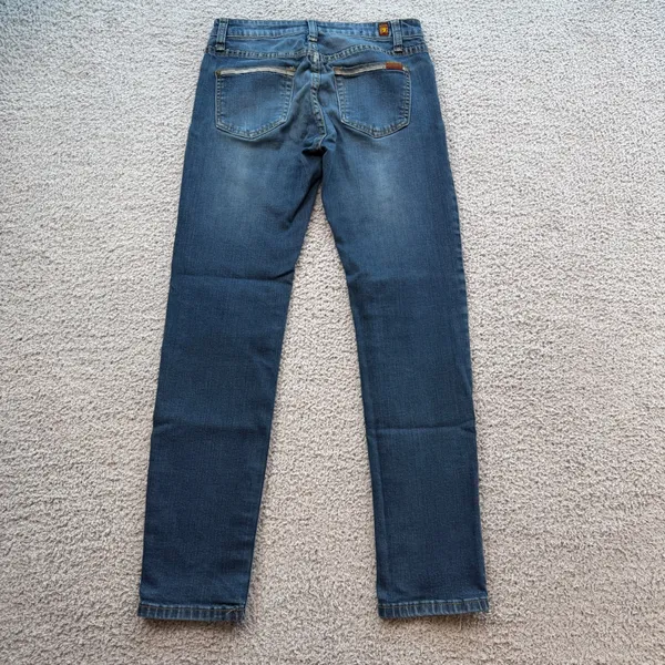 7 For All Mankind Paxtyn Skinny Jeans Blue Medium Wash Stretch Denim 26x26 - Image 2